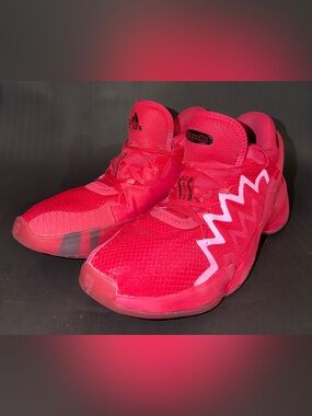 Adidas Red Athletic Sneakers - Crayola